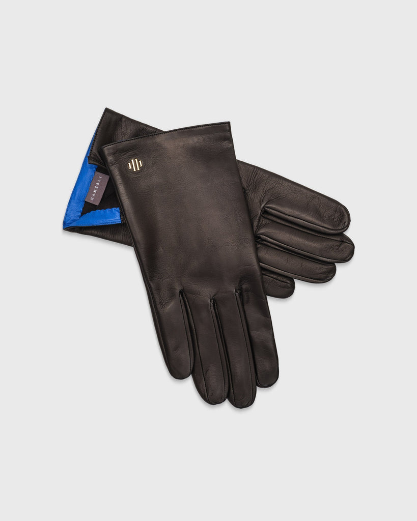 Gaston Black Leather Gloves – Handmade Leather Gloves