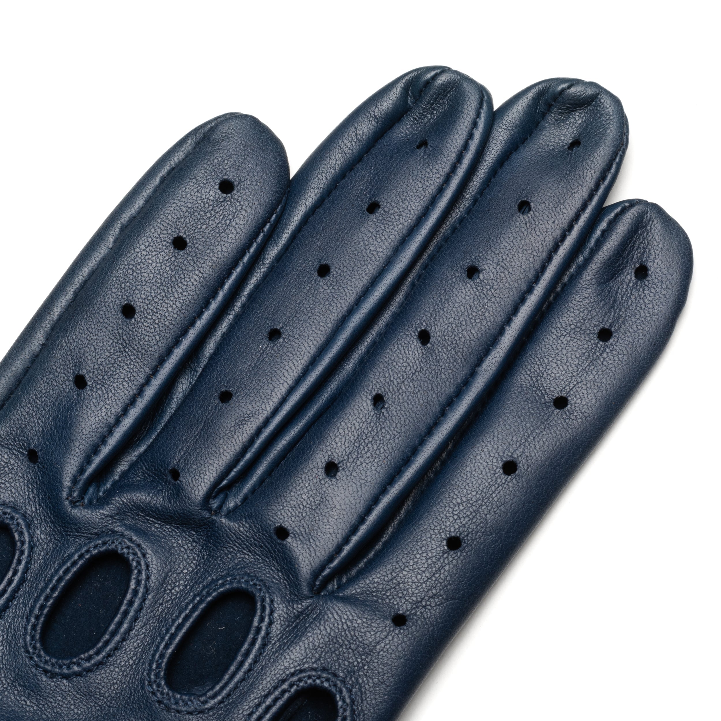 Arezzo Denim Blue Men s Leather Driving Gloves