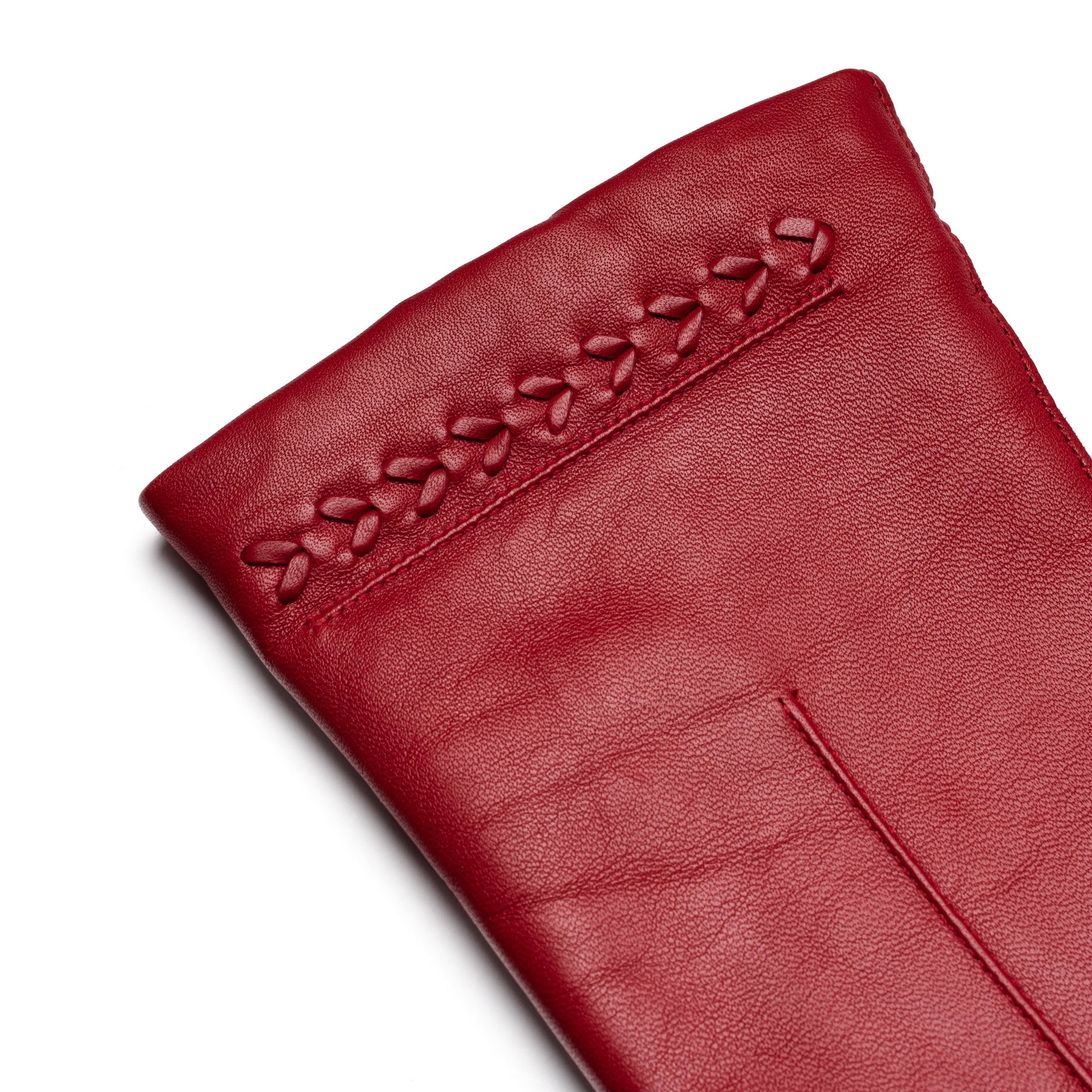 GLOVES IN SANGRIA RED LAMBSKIN 456335